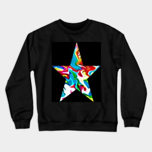 Ghost star black 5 Crewneck Sweatshirt